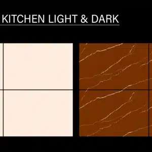 HMN 5402 – 18x12 inch concept kitchen wall tile in light & dark | Johnson Tiles at Mint showroom – Tile House