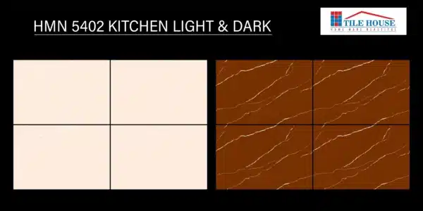 HMN 5402 – 18x12 inch concept kitchen wall tile in light & dark | Johnson Tiles at Mint showroom – Tile House