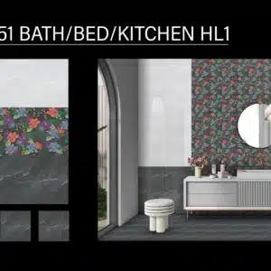 5551 HL1 – 18x12 inch Johnson Tiles for bathroom, kitchen & bedroom walls | Available at Tile House showroom, Puzhal