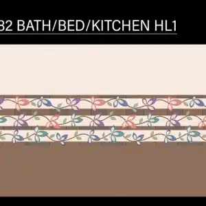 5582 HL1 – 18x12 inch wall tile for bathroom, kitchen & bedroom | Johnson Tiles at Tile House showroom, Vadapalani