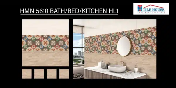 5610 HL2 tile – 18x12 inch Johnson wall tile for multi-room use | Available at Tile House showroom, Puzhal, Chennai