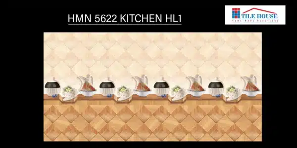 5622 HL1 – 18x12 inch Johnson Tiles kitchen concept wall tile | Available at Tile House showroom in Mint, Chennai
