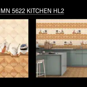 5622 HL2 kitchen wall tile – 18x12 inch concept tile by Johnson Tiles | Tile House showroom, Madipakkam, Chennai