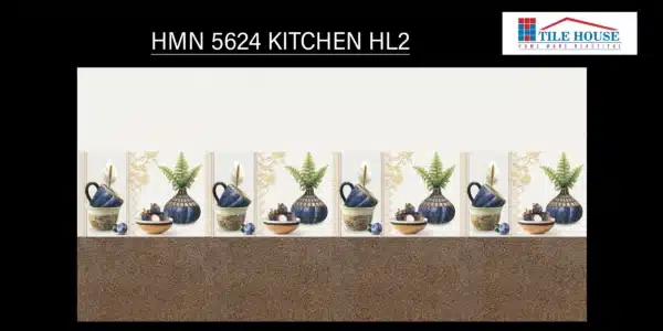 5624 HL2 tile – 18x12 inch kitchen concept wall tile by Johnson Tiles | Tile House showroom in Vadapalani, Chennai