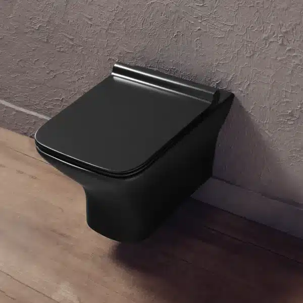 Hanes Wall Hung With Slim UF Seat BK