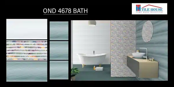 4678 HL tile – 2x1 ft bathroom concept wall tile | Johnson Tiles in Chennai, showroom at Puzhal