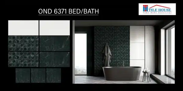 6371 HL tile – 2x1 ft designer wall tile for bathroom & bedroom | Johnson Tiles from Tile House, Puzhal