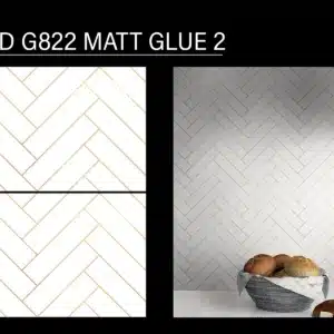 G822 Matt Glue 3 – matte textured 2x1 ft HL tile | Johnson Tiles from Tile House, Mint
