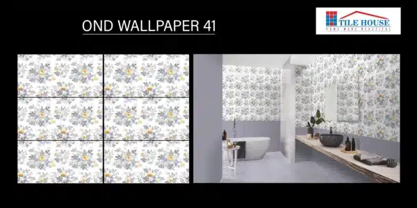 Wallpaper 41 HL – 2x1 ft printed decor wall tile | Johnson Tiles in Chennai, showroom in Puzhal