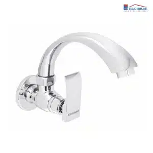 Sink Cock with Flange (Wall Mounted)