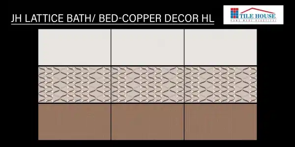 JH LATTICE BATH BED-COPPER DECOR HL